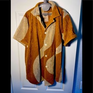 OAS vintage terry cloth after swim shirt